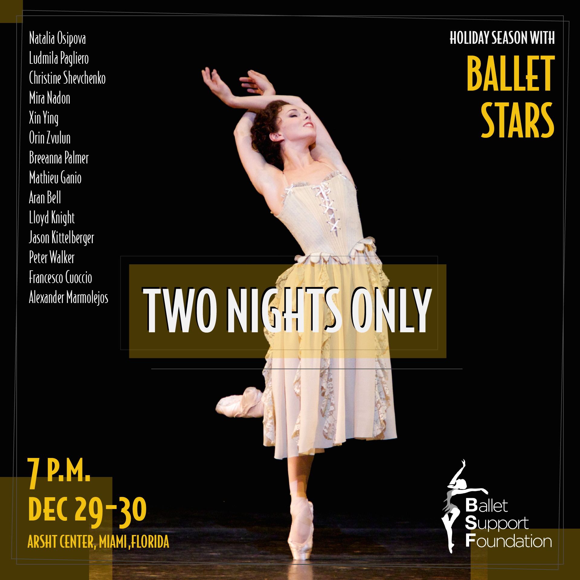 13. 'Holiday Season with Ballet Stars' at the Adrienne Arsht Center